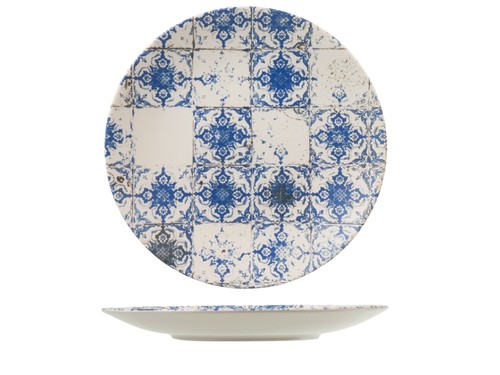 Assiette grès lotus - en, plat