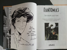 BD DEDICACE LAVERDURE FANTOMAS EO TBE