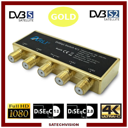 Commutateur diseqc gold - diseqc,