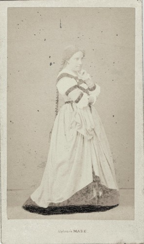 Cdv 1865 portrait de - cdv,