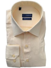Chemise jaune coton Bill