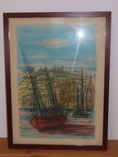 Tableau Lithographie Le Port