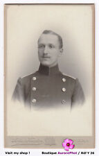MILITAIRE ALLEMAND EN POSE, CDV SELLE & KUNTZE à POTSDAM, 1895, MILITARIA -Y26