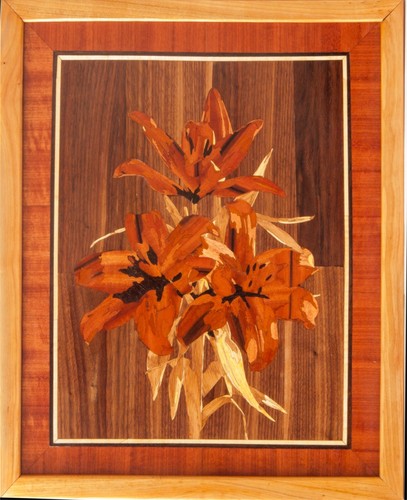 Lys placage image - lys, bois