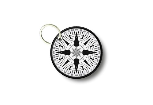Porte cles clé clefs - , rond