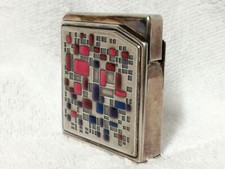 BRIQUET MODERNISTE MARUMAN SILVER P. HALLEY DEL LUXE JAPAN DL-12