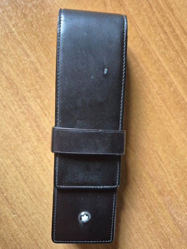 Montblanc etui cuir pour - -,