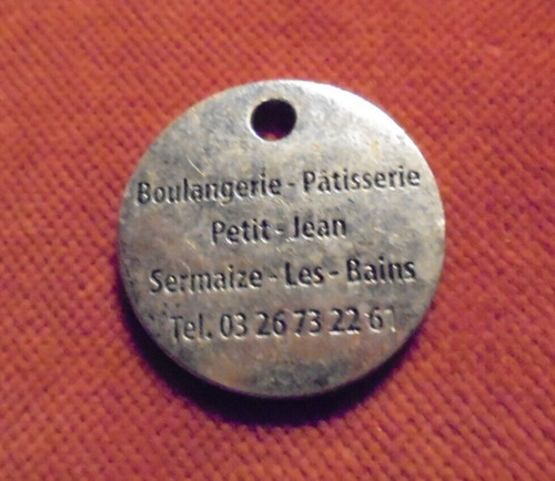 Jeton caddie boulangerie - de,