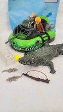 Playmobil 4446 Braconniers et aéroglisseur avec alligator