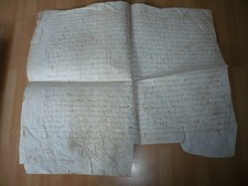 RARE MANUSCRIT SUR VELIN LOUIS