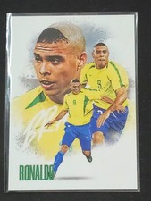 Ronaldo R9 7/22 - Brazil - Green Color Match - Futera FX Series 2 #FXB194