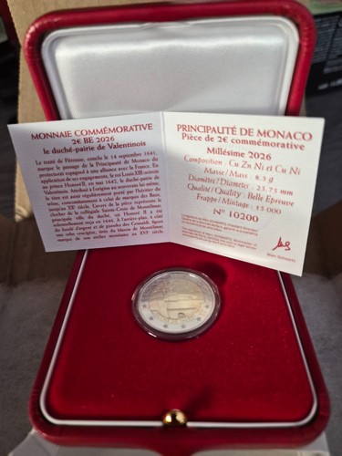 Coffret pièce monaco - coffret, 2
