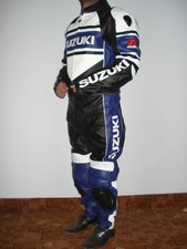 Homme moto combinaison cuir