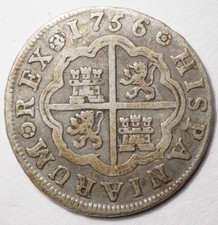 ESPAGNE : 1 REAL ARGENT 1756JB