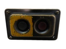 Interrupteur de machine vintage rétro industriel allumé et éteint