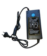 Chargeur 24V 2,0A 18Mm 3-Poles Type 2 E-Scooter E-Bike HMP Livraison Rapide!