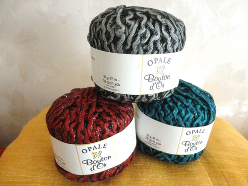 Pelotes opale bouton or - opale, d'or
