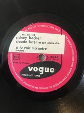 SIDNEY BECHET CLAUDE LUTER SI TU VOIS MA MERE / LE MARCHAND DE POISSONS