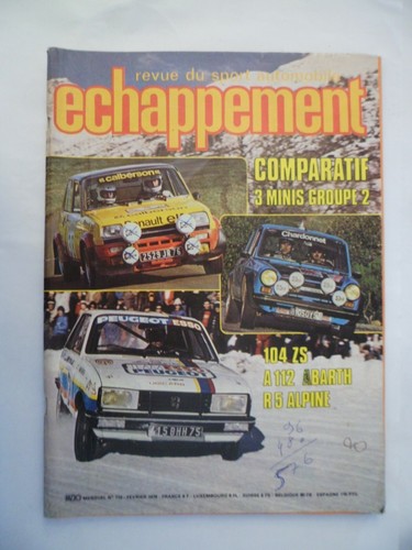 Echappement 112 1978 r5 - n°112,