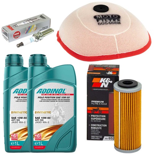Bougie kit huile entretien - kit,