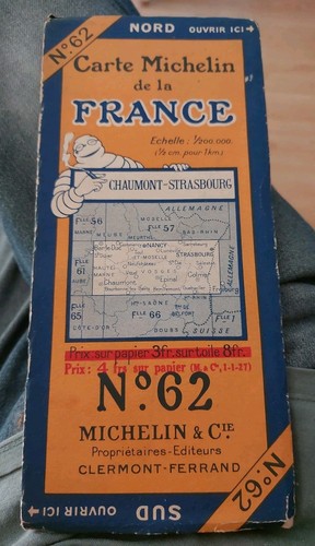 Carte michelin n 62 - michelin, n°62