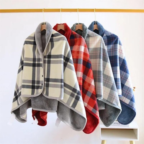 Couverture poncho flanelle - couverture,