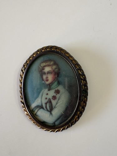 Ancienne broche émaillée - broche,