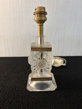 Pied de lampe en cristal Lalique Modèle2