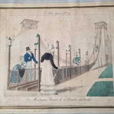 Gravure Bon Genre Début XIXè