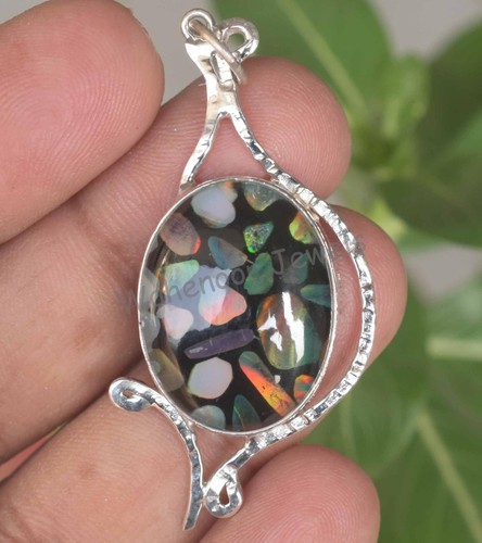 Pendentif argent 925 - en, fait