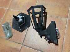 Applique Murale Extérieure Noire en Aluminium et Verre - Lanterne