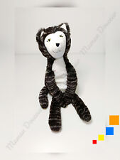 Peluche/Doudou Chat Blanc Rose Gris Noir Tigré Yeux Verts 48cm - Ikea Gosig Katt