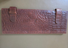 porte-cravates Mulberry cuir façon croco