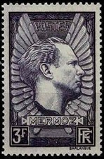 FRANCE 1937 JEAN MERMOZ YT n°