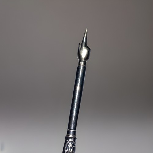 Porte plume ancien argent - ancien,
