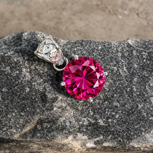 Pendentif argent sterling - en,