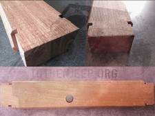 BOIS RENFORT PARE CHOC AV A1147 + MARQUAGES    JEEP  .....  WILLYS  .  US WW2