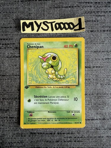 Carte pokemon chenipan 102 - carte,