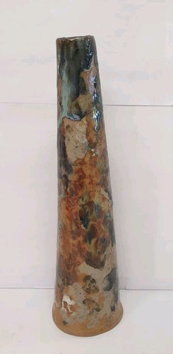Vase forme libre gres pyrite - vase,