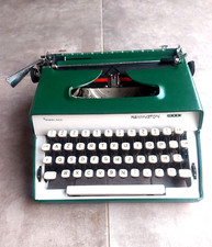 ANCIENNE MACHINE A ECRIRE  REMINGTON  2000 SPERRY RAND  VERTE  TRES BON ETAT