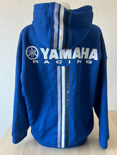 SWEAT PULL à Capuche YAMAHA RACING Bleu Taille M Moto intérieur Molletonné Chaud