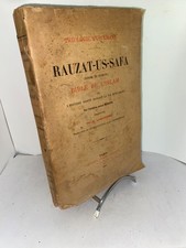 Mirkhond Rauzat-US-Safa, Bible de l'Islam - Théologie musulmane