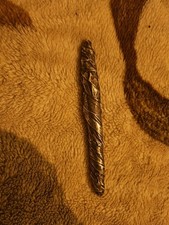 Stylo plume sculpture César papier froissé étain argenté