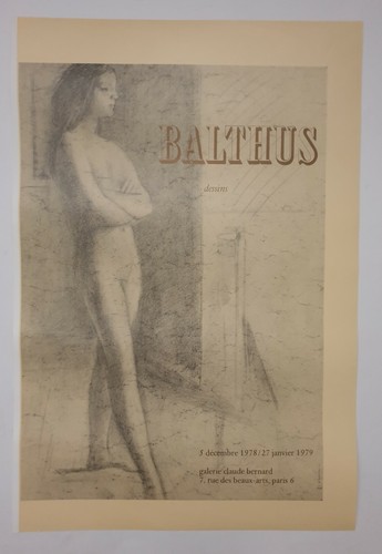 Dessins balthus 1979 affiche - balthus,