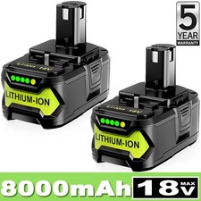 2x 8.0Ah Batterie de rechange