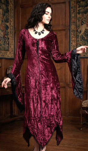 Zipfel robe velours maxi - zipfel,