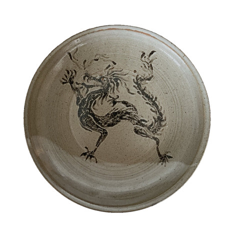 Assiette décorative grès - assiette,