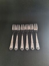 6 PETITES FOURCHETTES A GATEAU INOX 18/10 ART TABLE COUVERTS DESSERT 