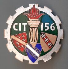 Insigne CIT 156 émail Centre Instruction du Train DRAGO ORIGINAL FRENCH BADGE