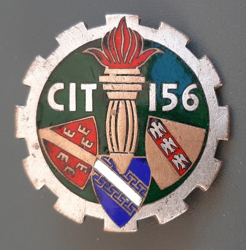 Insigne cit 156 émail - 156,